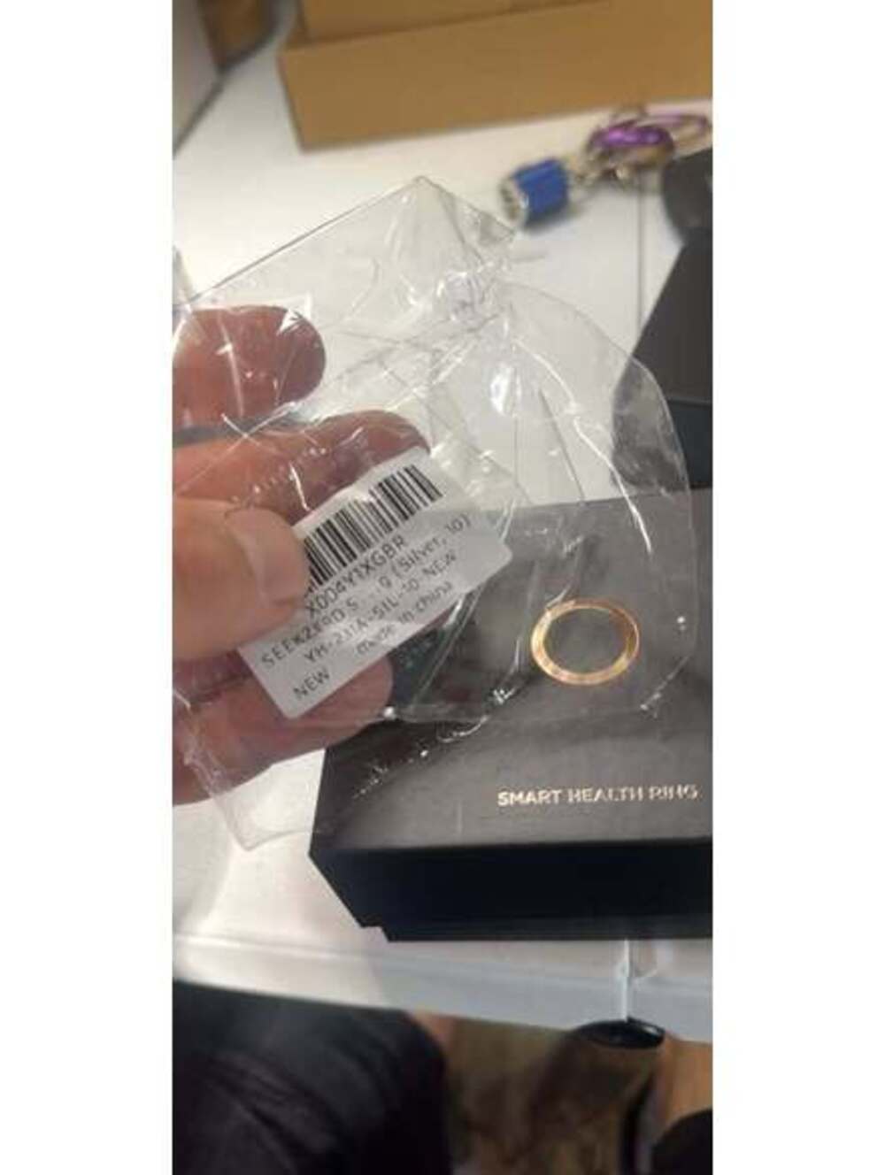 SEEKZERO Smart Health Ring Gold YH-231A-SIL-10